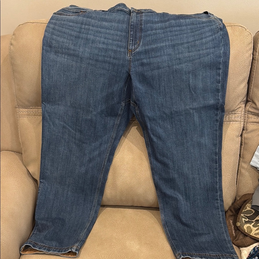 Duluth Trading Co Blue Straight Leg Jeans